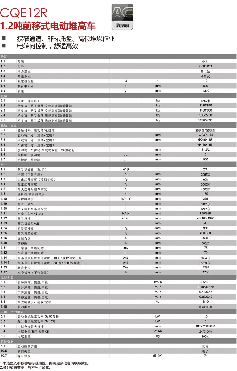 广州电动叉车,广州叉车租赁,广州叉车维修,前移式电动叉车